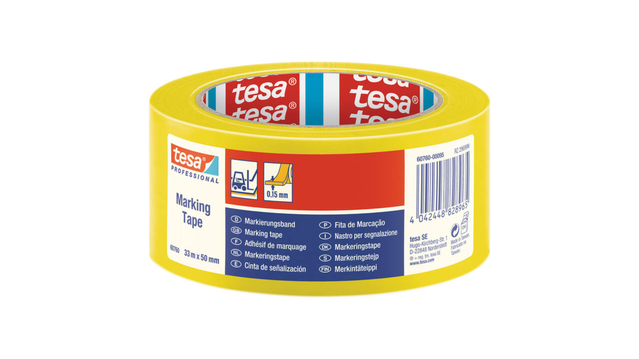 Markeringstape tesa® Professional 60760 PV1 50mmx33m geel