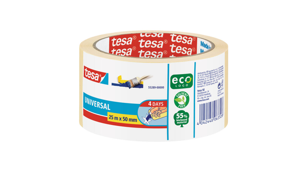 Afplaktape tesa®  Economy 50mmx25m beige