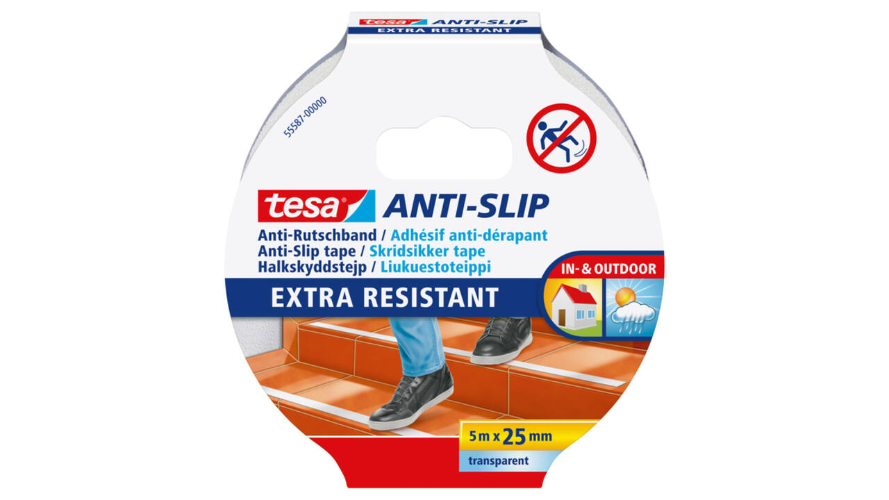 Anti-slip tape tesa® 5mx25mm transparant