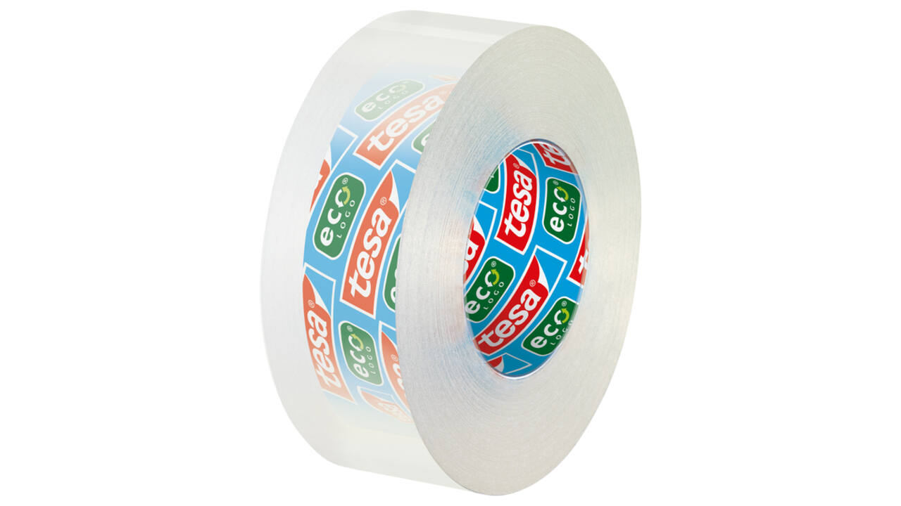 Plakband handdispenser tesafilm® Eco & Clear 33mx19mm transparant blister