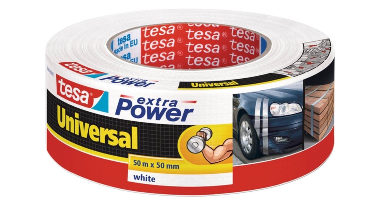 Duct tape tesa® extra Power Universal 50mx50mm wit