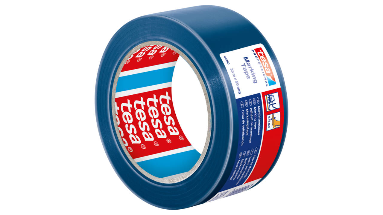 Markeringstape tesa® Professional 60760 PV1 50mmx33m blauw
