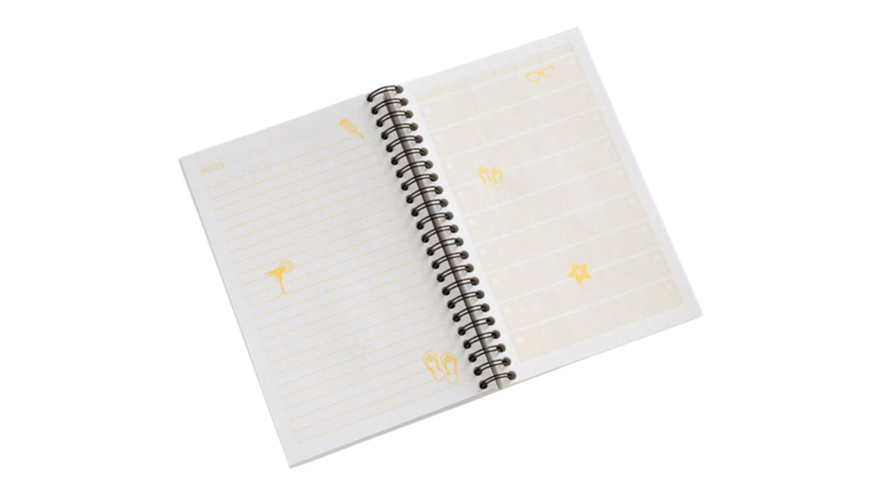 Things to do Djois Atlanta recycled papier Summer 195x125mm 100 vel 70gr geel 2 stuks