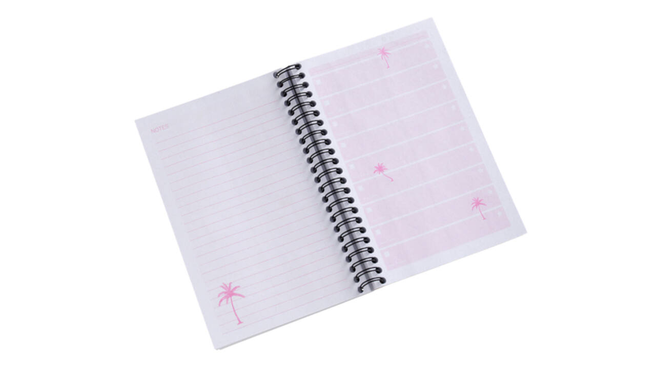 Things to do Djois Atlanta recycled papier Tropical 125x195mm 100 vel 70gr roze 2 stuks