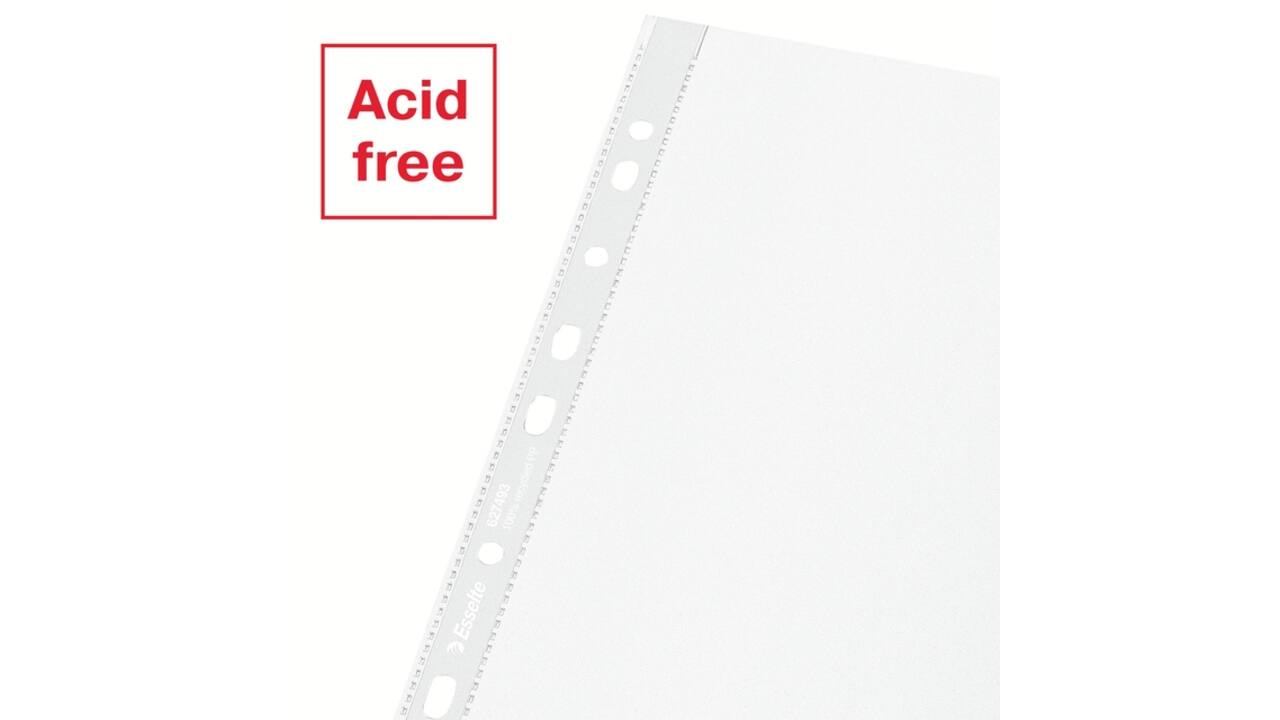 Showtas Esselte recycle PP A4 70µ 11-gaats transparant 100 stuks