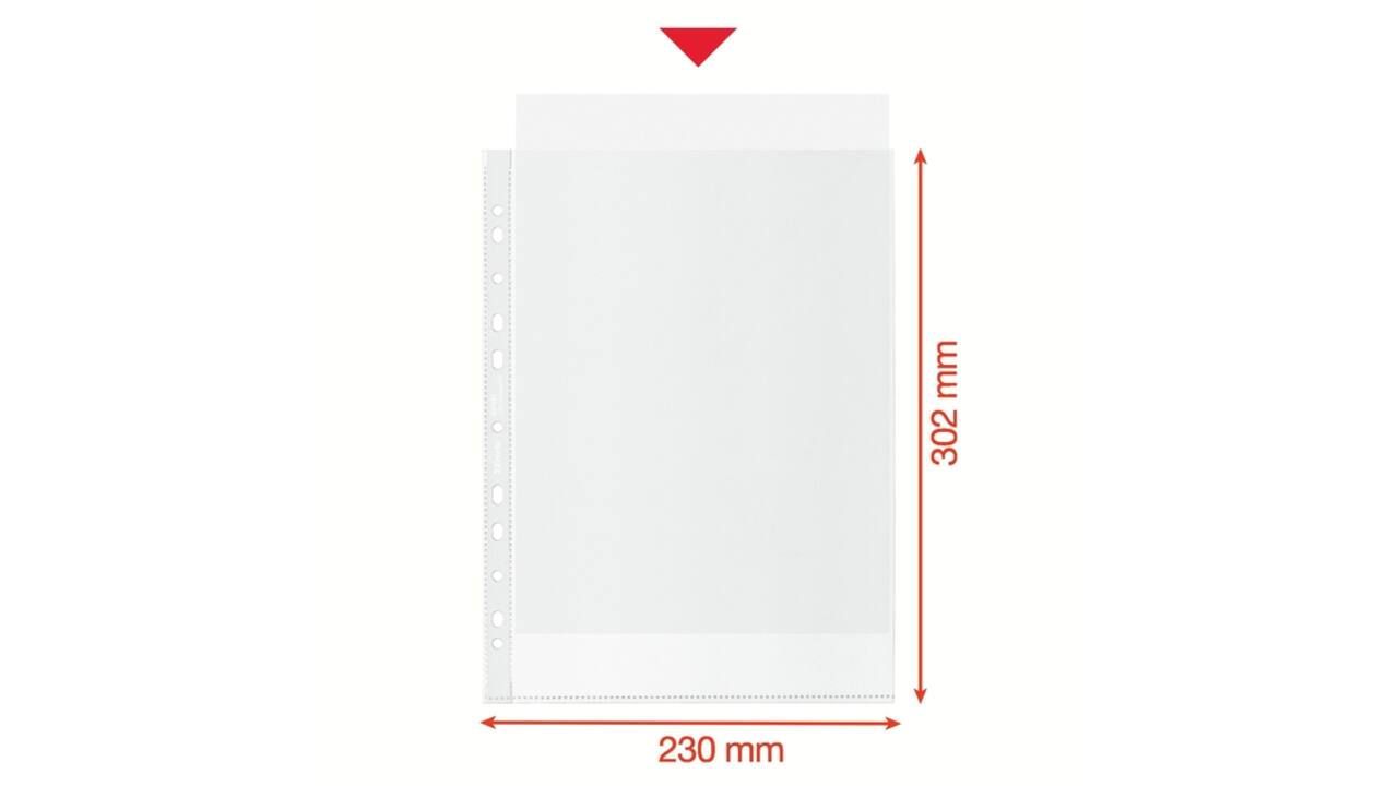 Showtas Esselte recycle PP A4 70µ 11-gaats transparant 100 stuks