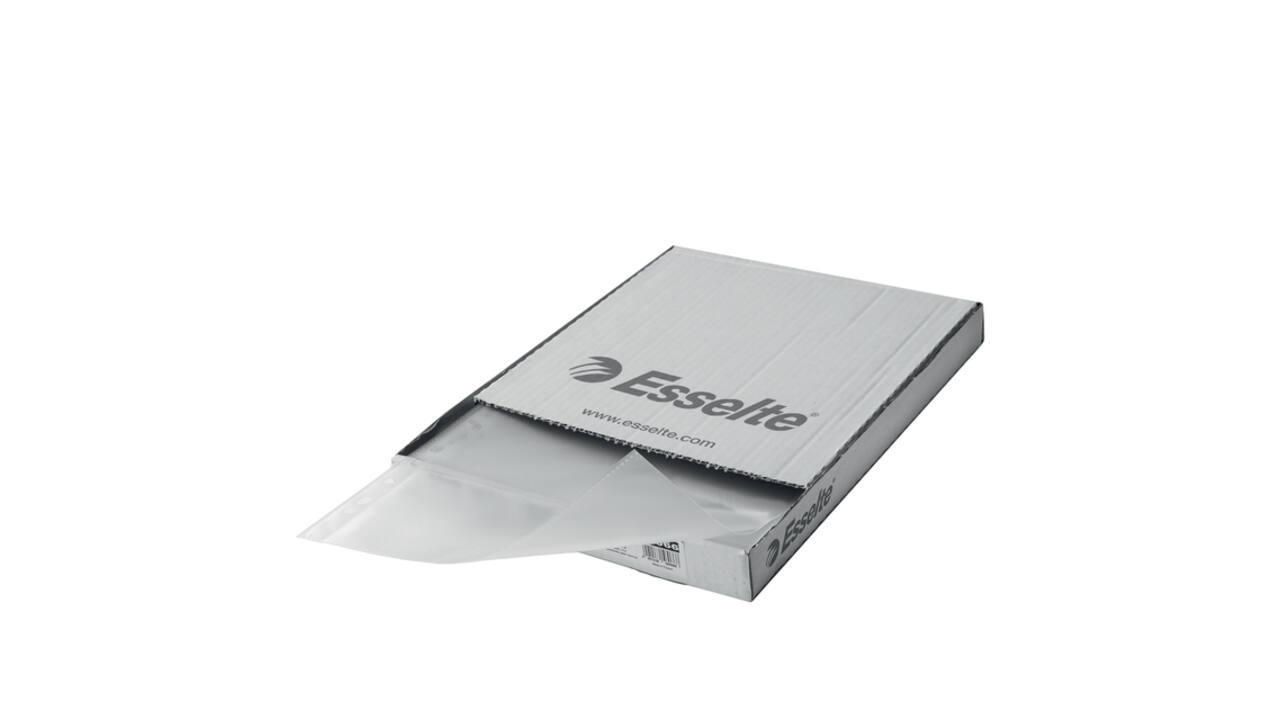 Showtas Esselte recycle PP A4 70µ 11-gaats transparant 100 stuks