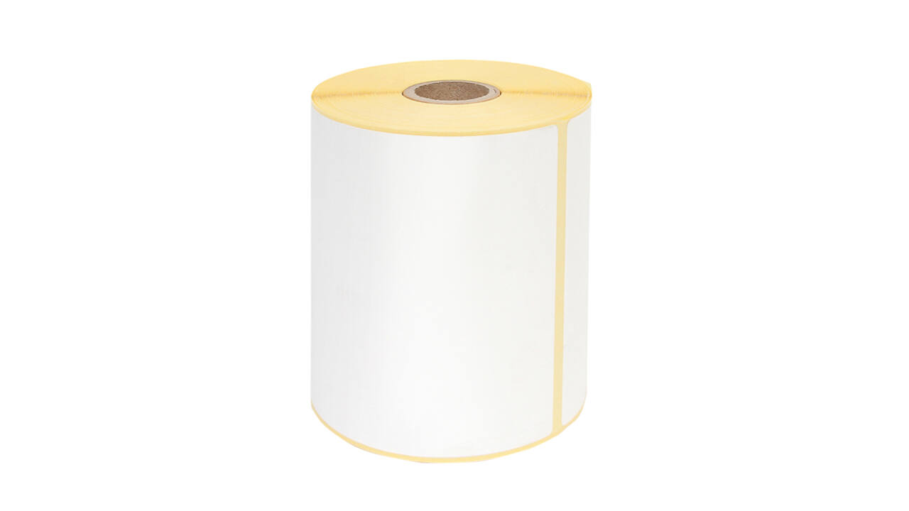 Labeletiket IEZZY Zebra DHL 102x210mm 25mm wit permanent 210 stuks