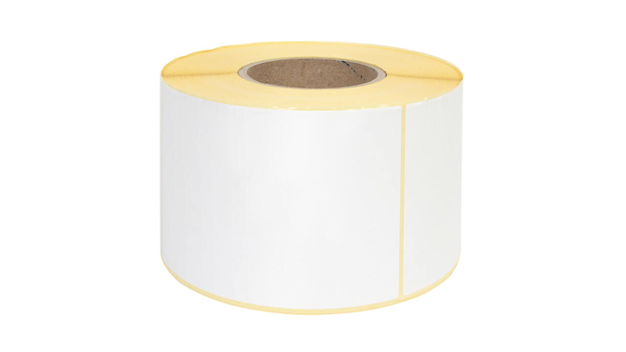 Labeletiket IEZZY Zebra 800740-605 102x150mm 76mm wit permanent 900st