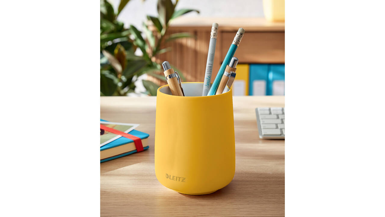 Pennenhouder Leitz Cosy geel