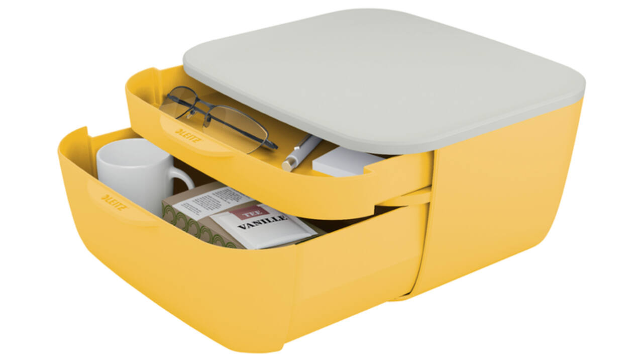 Ladenblok Leitz Cosy 2 laden geel