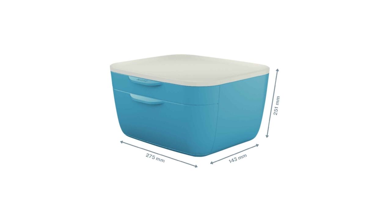 Ladenblok Leitz Cosy 2 laden blauw