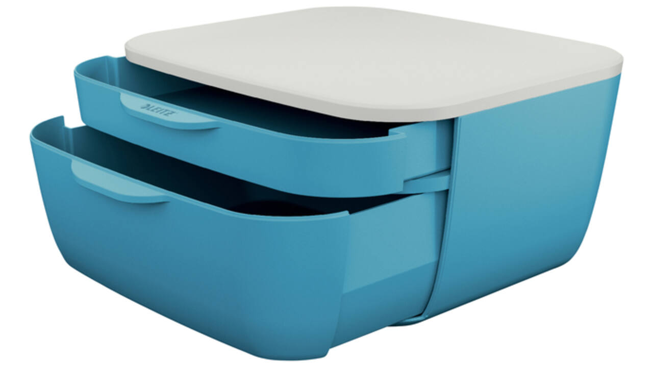 Ladenblok Leitz Cosy 2 laden blauw