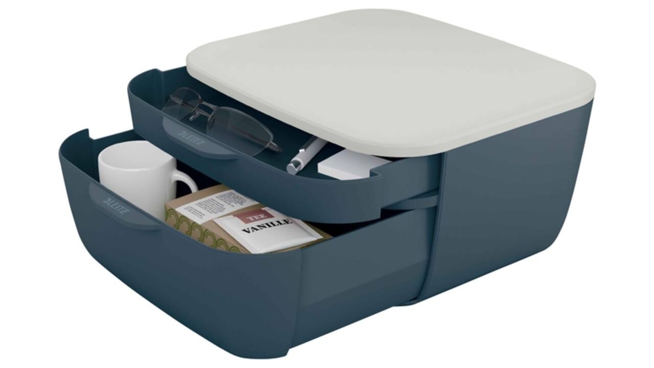 Ladenblok Leitz Cosy 2 laden grijs