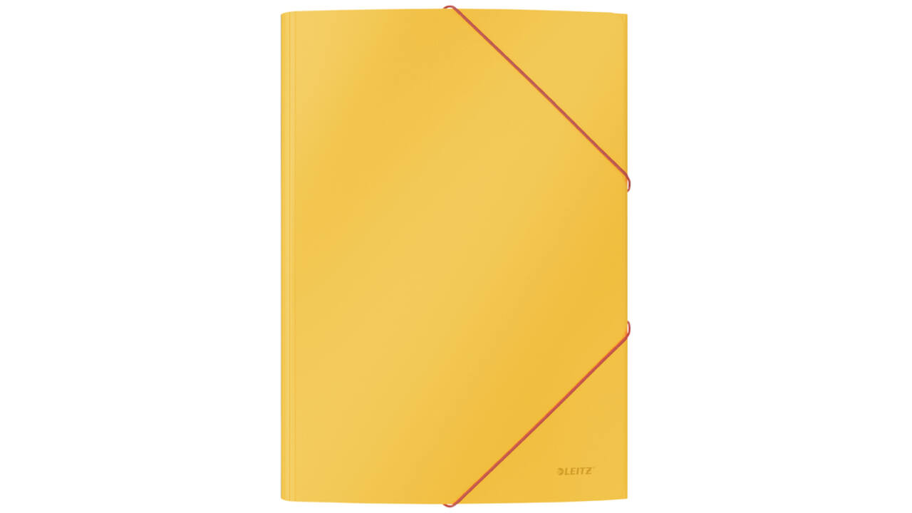 Elastomap Leitz Cosy A4 3-kleps geel
