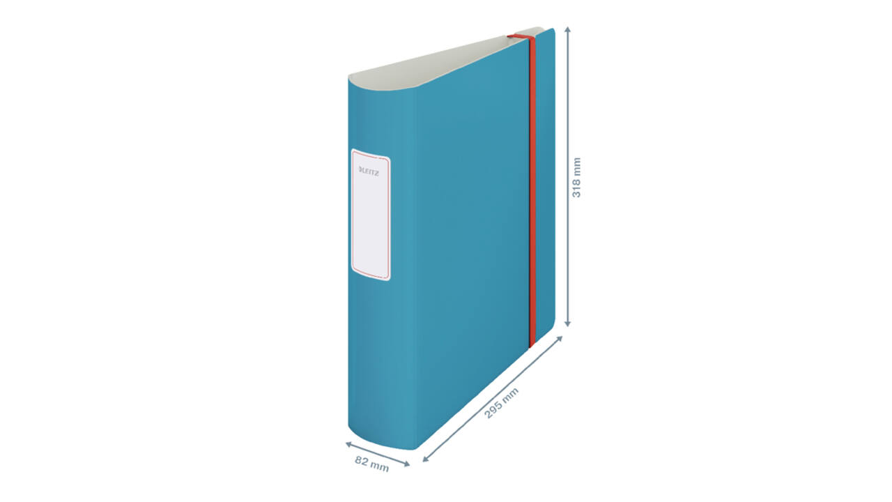 Ordner Leitz Cosy Active 180° 82mm PP A4 sereen blauw