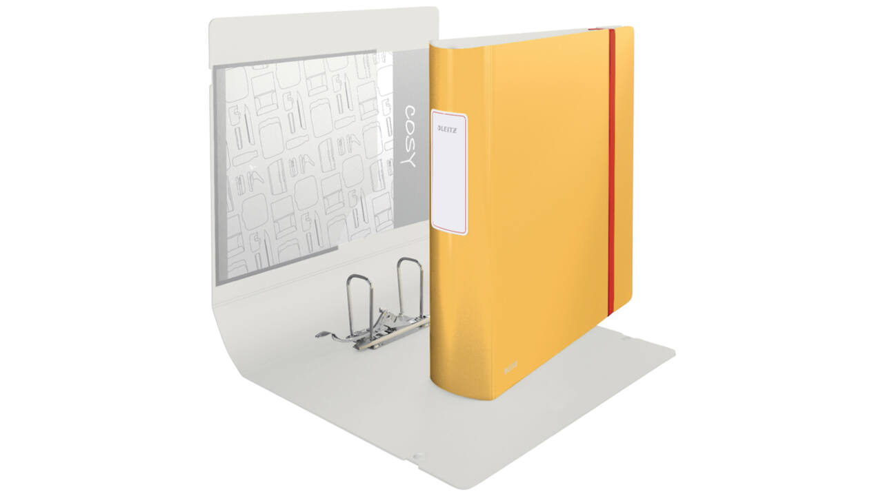 Ordner Leitz Cosy Active 180° 82mm PP A4 warm geel