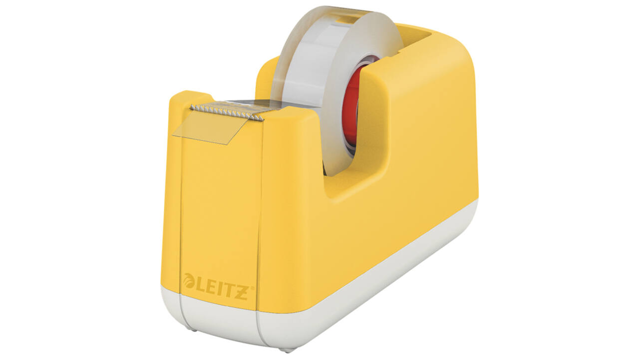 Plakbandhouder Leitz Cosy geel