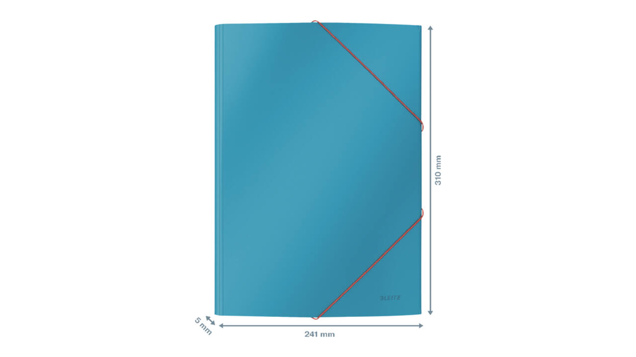 Elastomap Leitz Cosy A4 3-kleps blauw