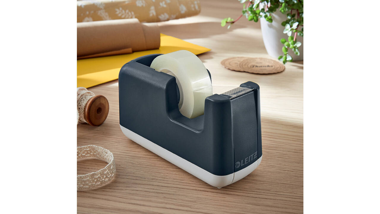 Plakbandhouder Leitz Cosy grijs