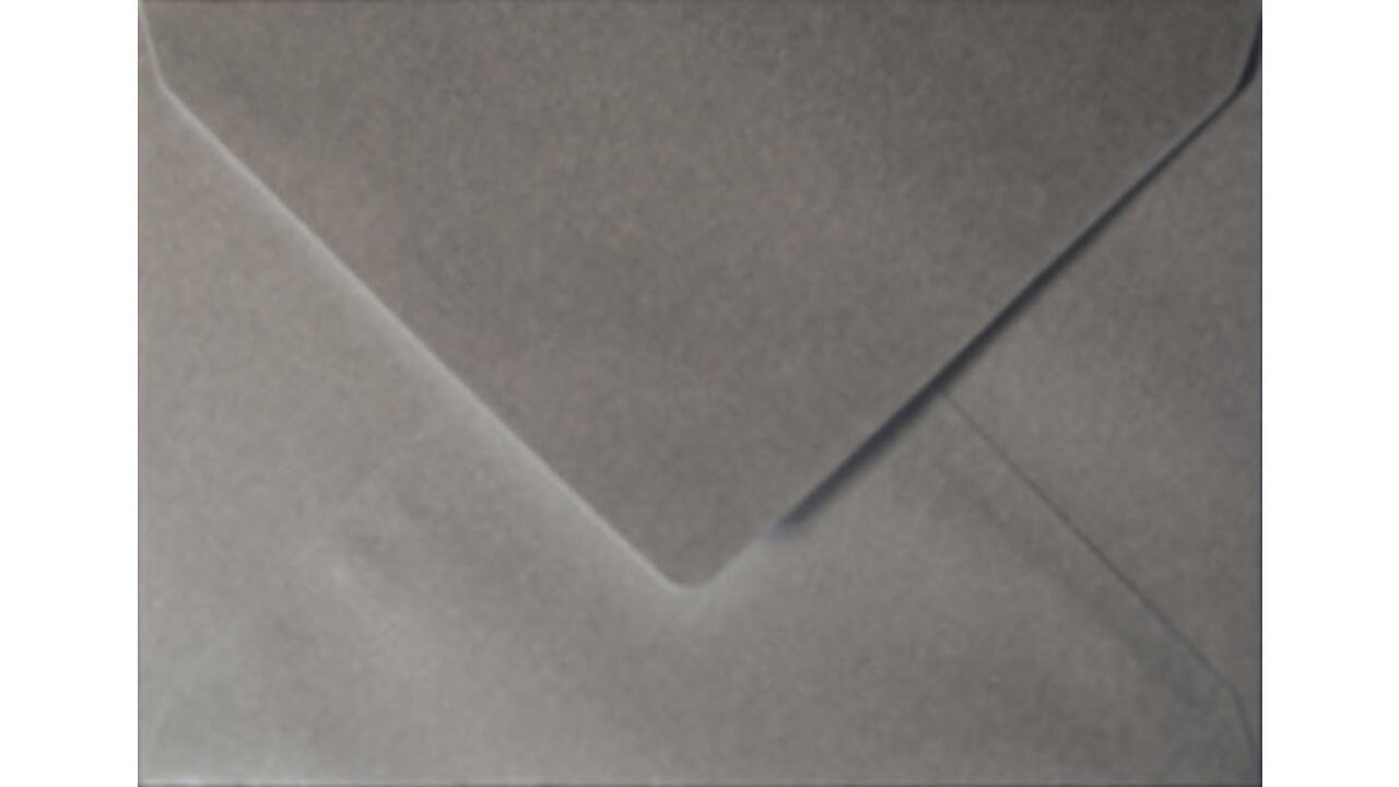 Envelop Papicolor EA5 156x220mm metallic pearl-platinum pak à 6 stuks