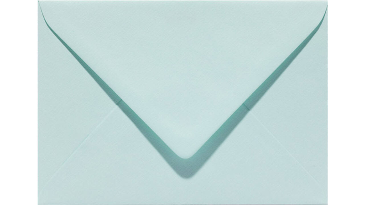 Envelop Papicolor EA5 156x220mm zeegroen pak à 6 stuks