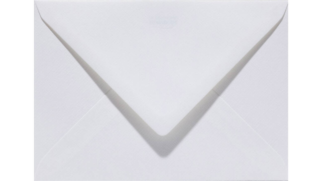 Envelop Papicolor EA5 156x220mm hagelwit pak à 6 stuks