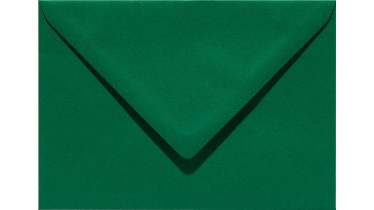 Envelop Papicolor EA5 156x220mm dennegroen pak à 6 stuks