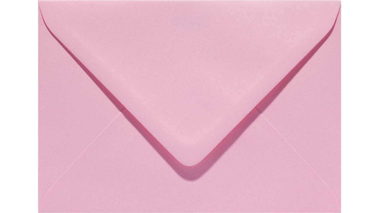Envelop Papicolor EA5 156x220mm babyroze pak à 6 stuks