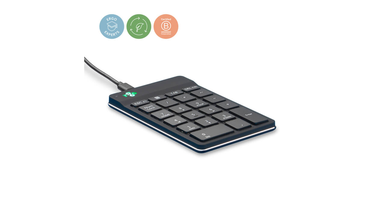 Toetsenbord R-Go Ergonomisch Numpad Break Draad