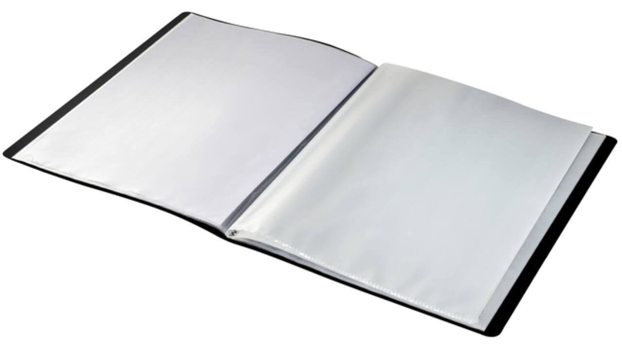 Showmap Leitz Recycle A4 20-tassen gerecycled PP zwart
