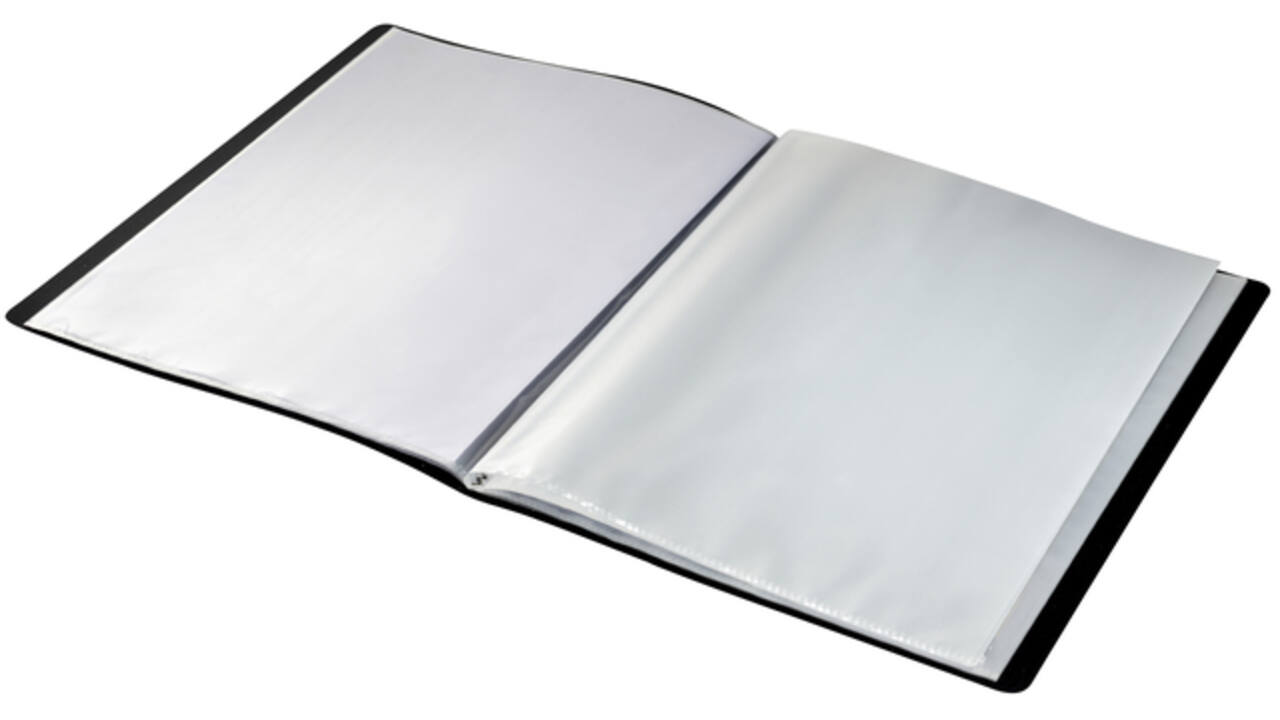 Showmap Leitz Recycle A4 40-tassen gerecycled PP zwart