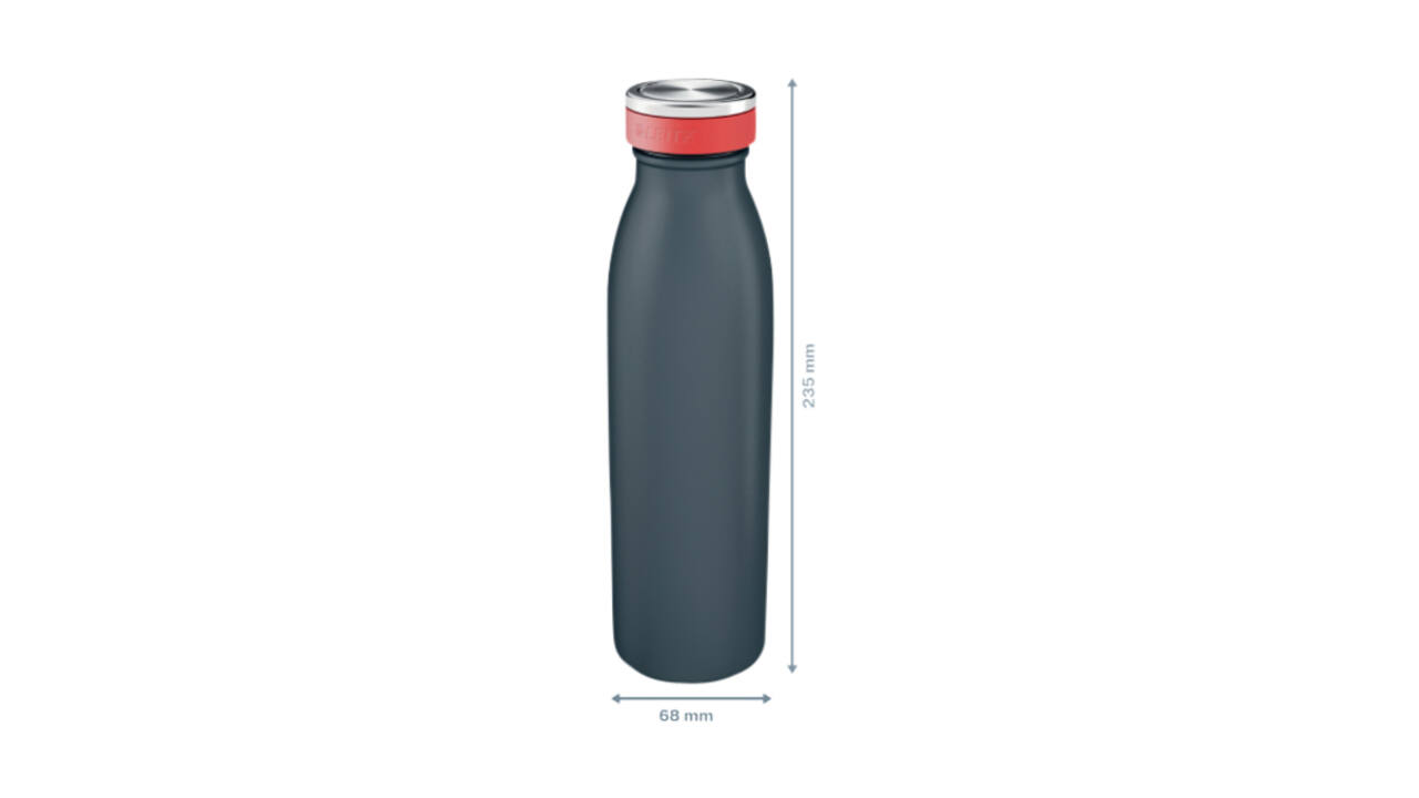 Drinkfles Leitz Cosy geïsoleerd fluweel grijs 500ml