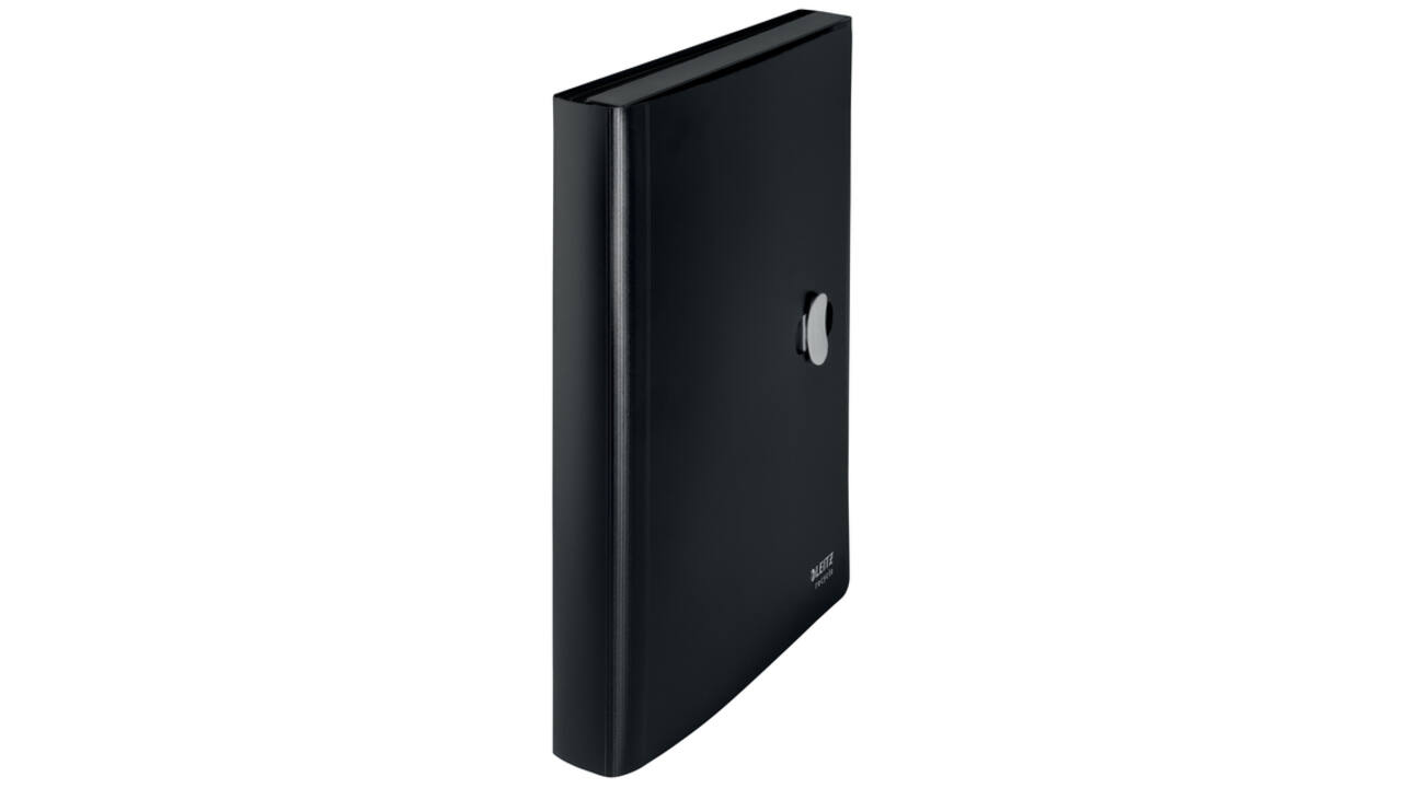 Projectmap Leitz Recycle A4 5-vaks PP zwart