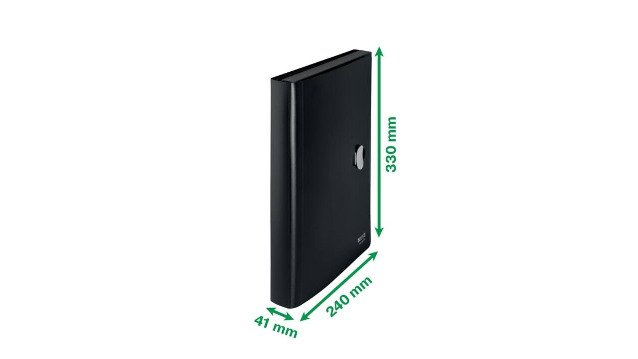 Projectmap Leitz Recycle A4 5-vaks PP zwart