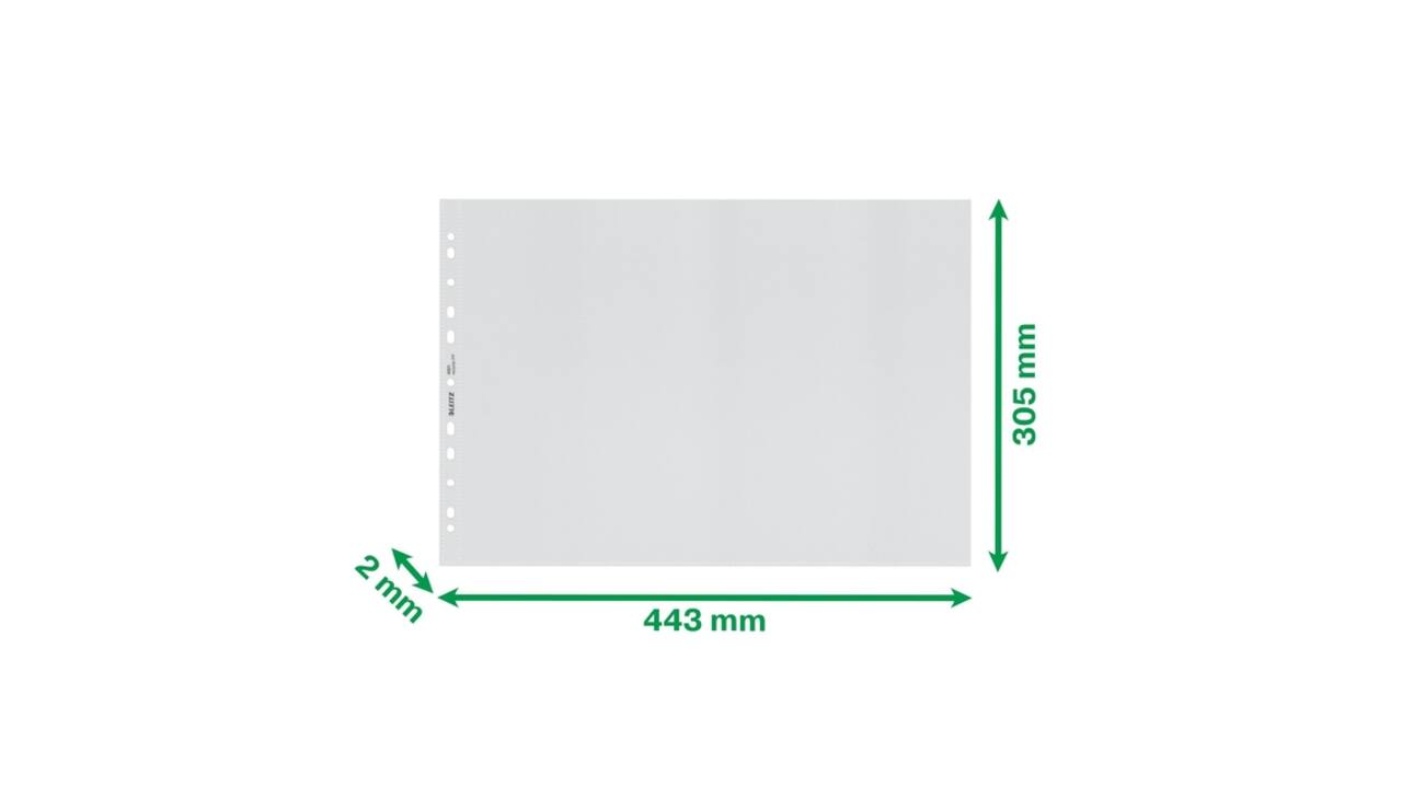 Showtas Leitz Recycle PP A3 11-gaats transparant 25 stuks