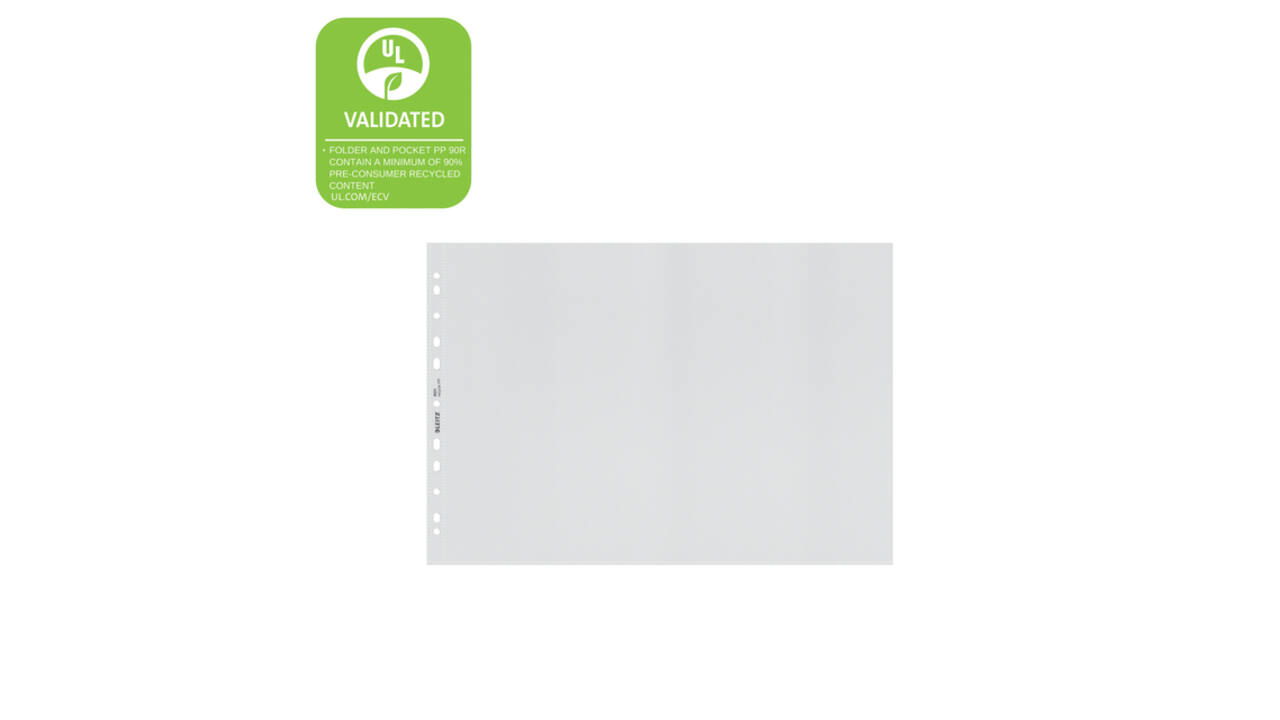 Showtas Leitz Recycle PP A3 11-gaats transparant 25 stuks