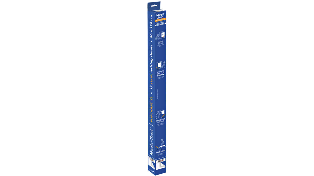 Magic-Chart Legamaster flipchart XL 90x120cm wit met ruit 15 vel