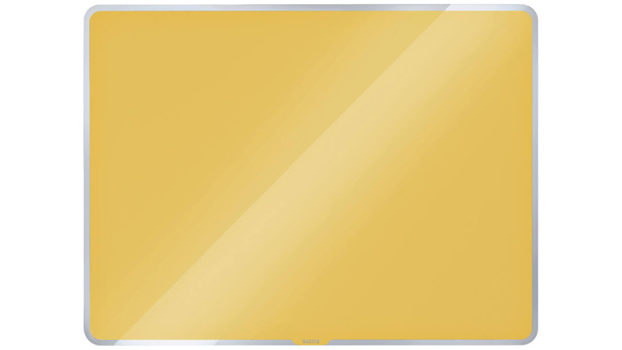 Glasbord Leitz Cosy magnetisch 600x400mm geel