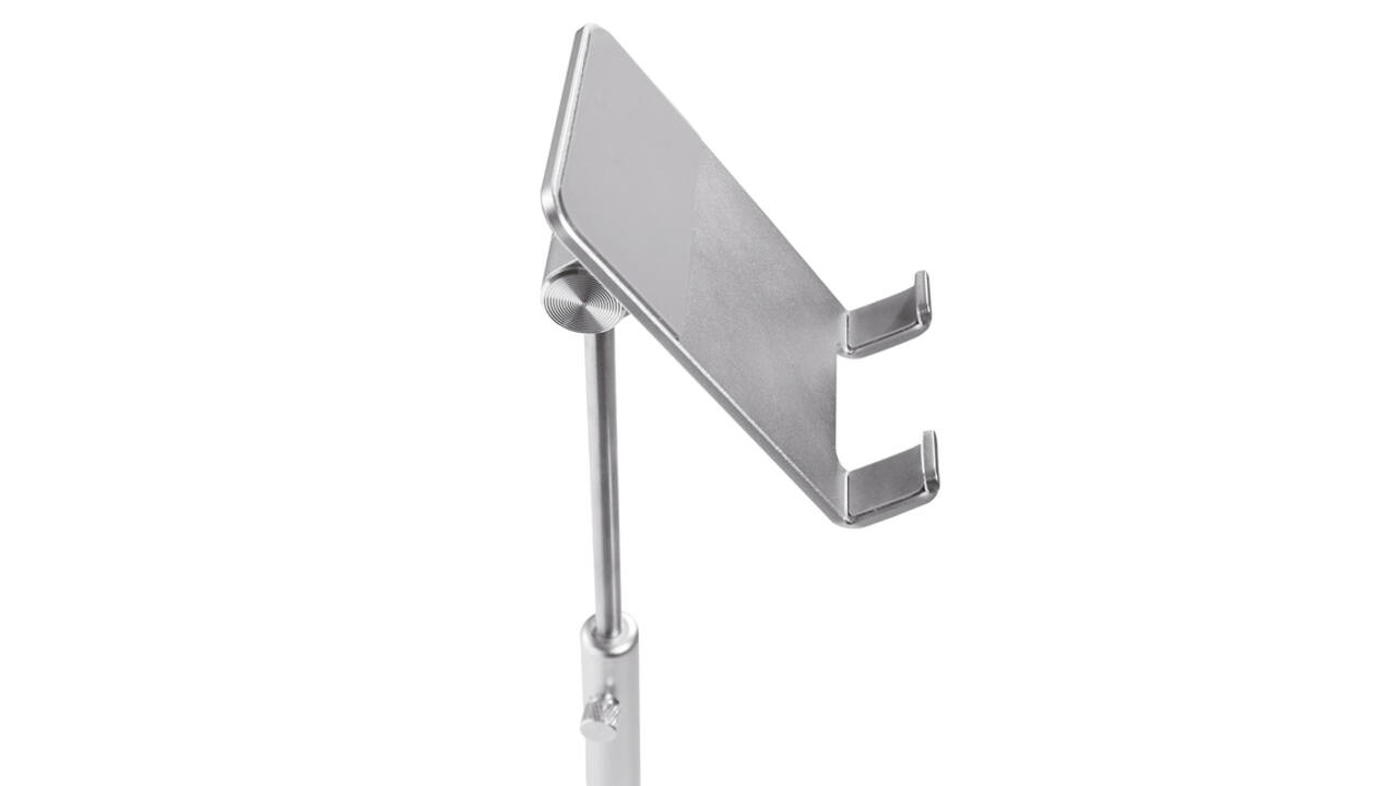 Telefoonstandaard Neomounts DS10200SL1 in hoogte verstelbaar zilver