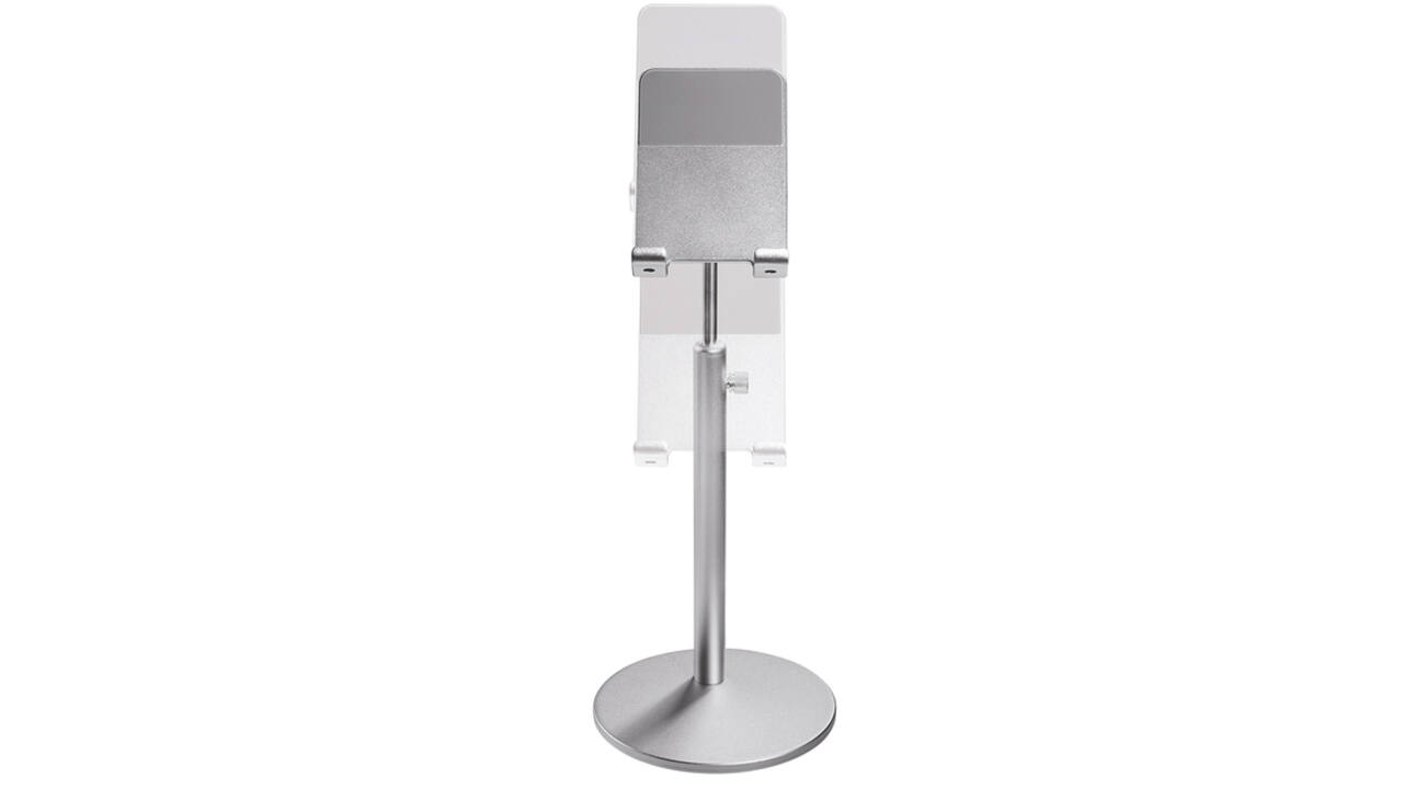 Telefoonstandaard Neomounts DS10200SL1 in hoogte verstelbaar zilver