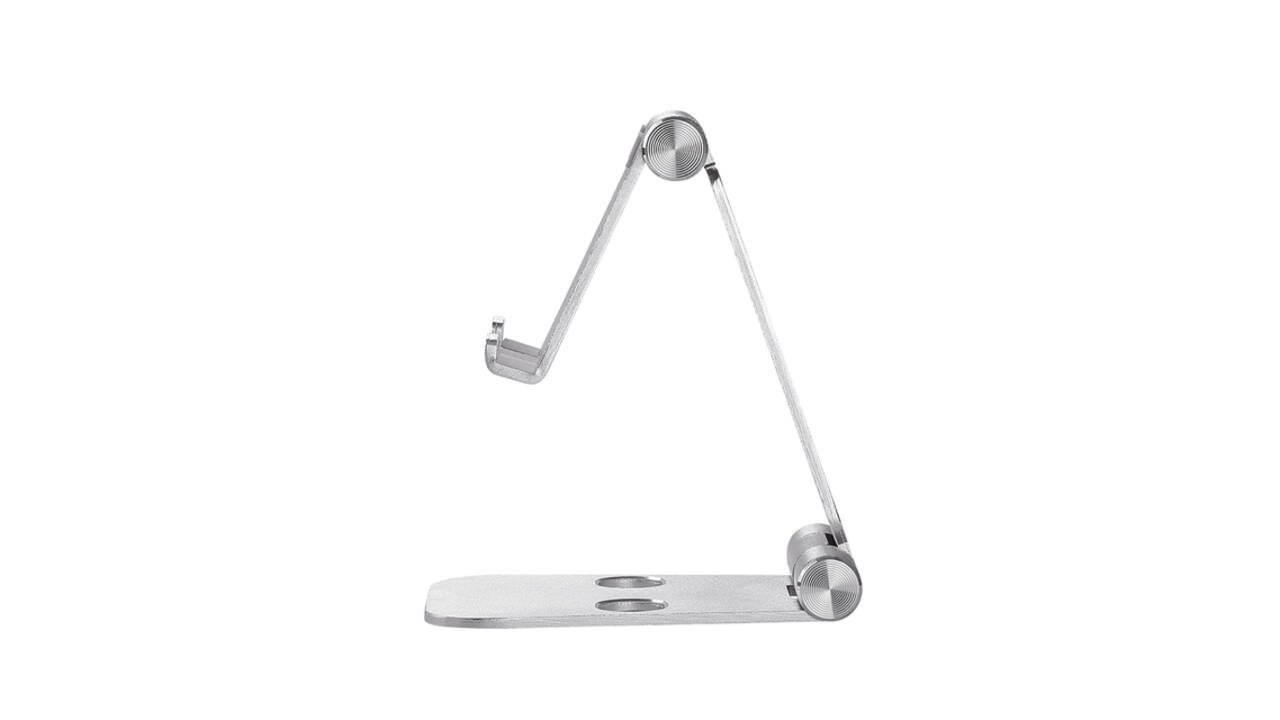 Telefoonstandaard Neomounts DS10-160SL1 opvouwbaar zilver