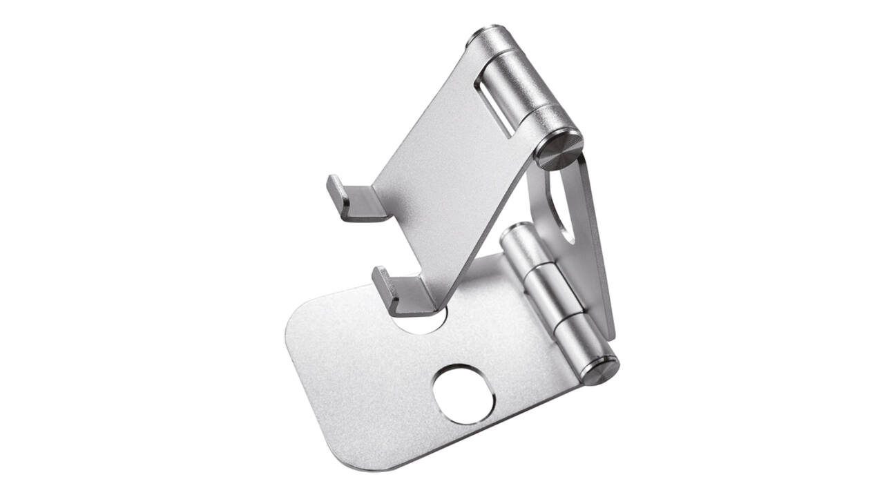 Telefoonstandaard Neomounts DS10-160SL1 opvouwbaar zilver