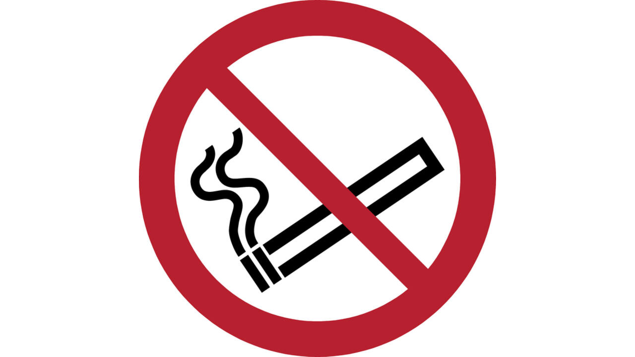 Pictogram bordje Djois Rookverbod Ø200mm rood
