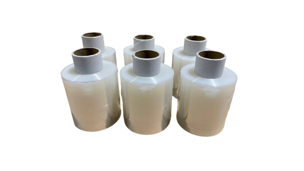Wikkelfolie iezzy 100mmx250m 20mu transparant