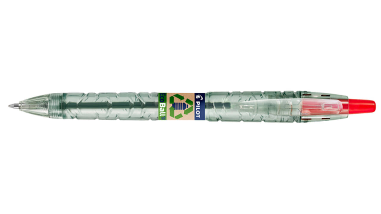 Balpen PILOT Begreen B2P EcoBall medium rood