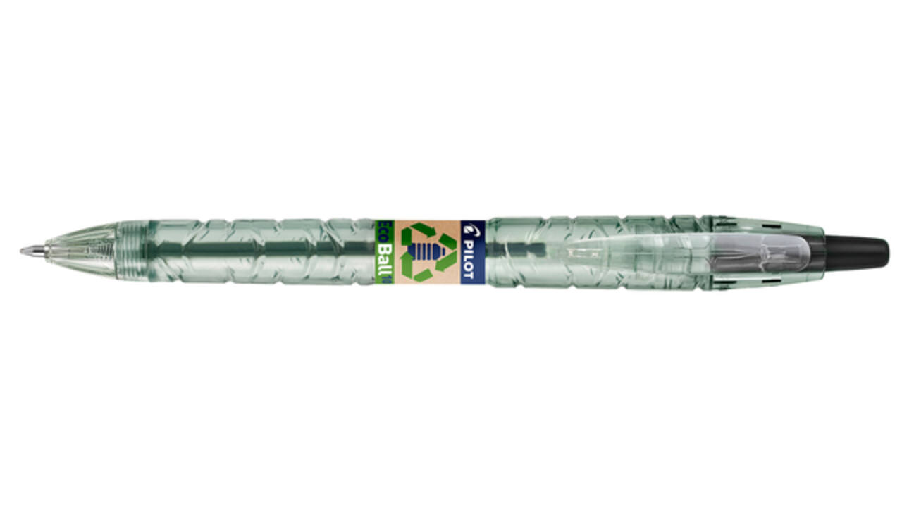 Balpen PILOT Begreen B2P EcoBall medium zwart