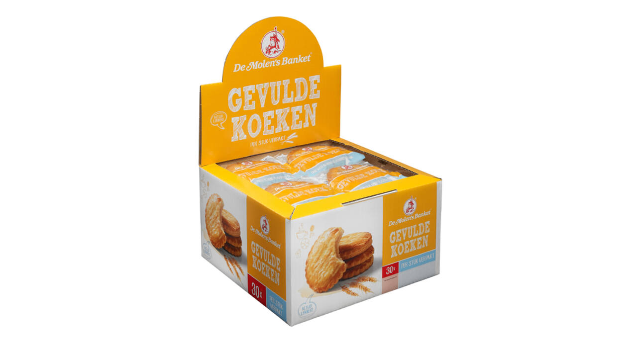 Koeken De Molen Gevulde koeken 30x50gr