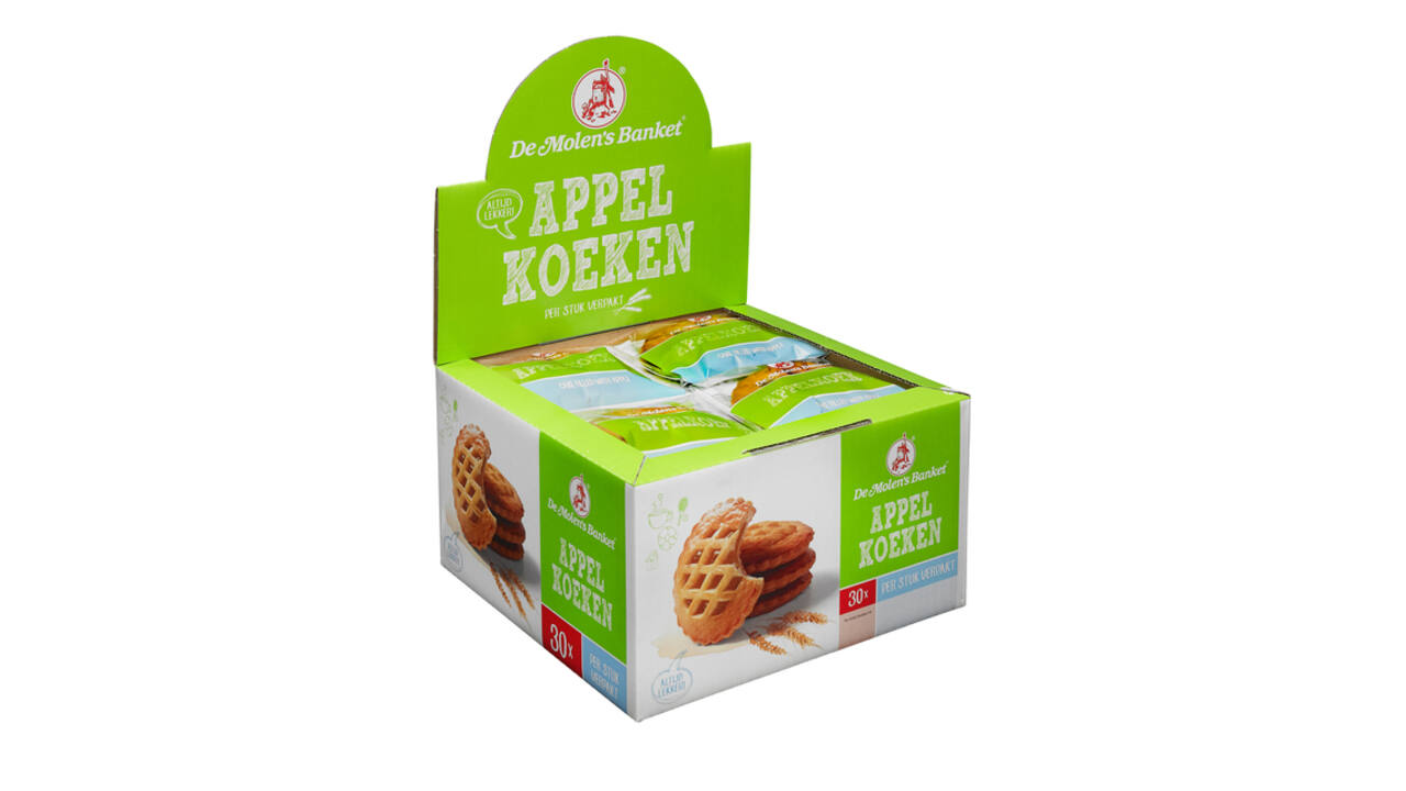 Koeken De Molen Appelkoek 30x50gr