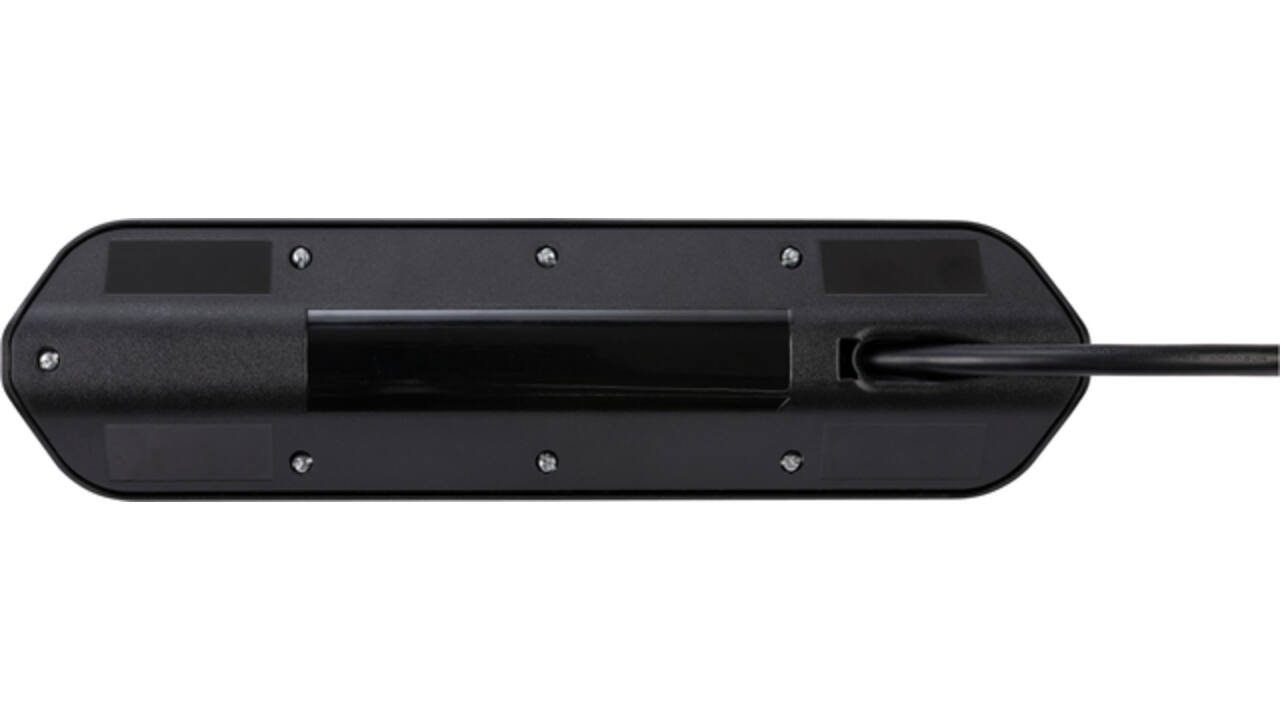 Stekkerdoos Brennenstuhl bureau Estilo 4vdig incl 2 USB 2m zwart/zi